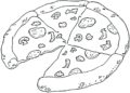 Food Coloring Pages of Pizza