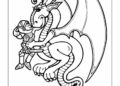 Free Dragon Coloring Pages Images