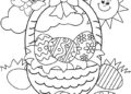 Free Easter Coloring Pages Images