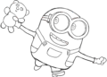 Free Minion Coloring Pages Images