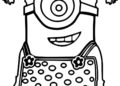 Funny Minion Coloring Pages