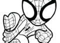 Funny Spiderman Coloring Pages Images