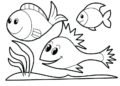 Happy Fish Coloring Pages Printable