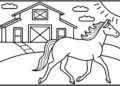 Horse Coloring Pages For Children