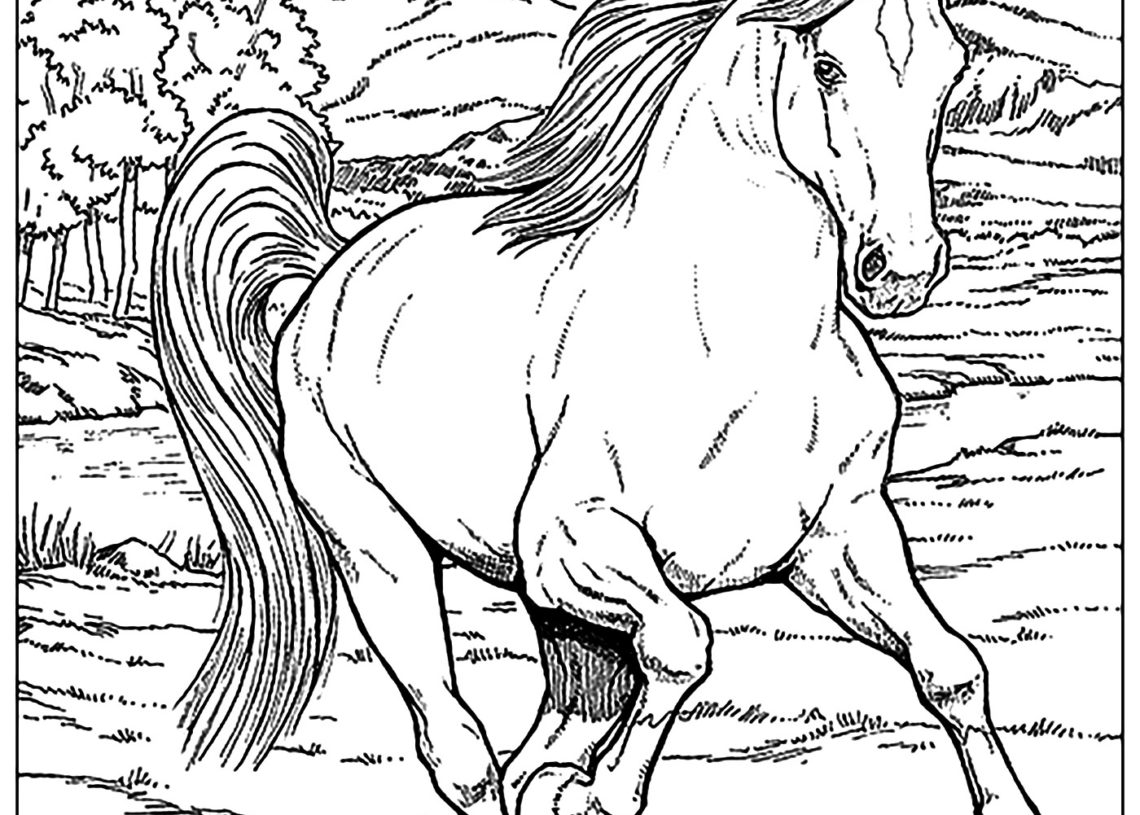 39 Horse Coloring Pages For Kids - Visual Arts Ideas