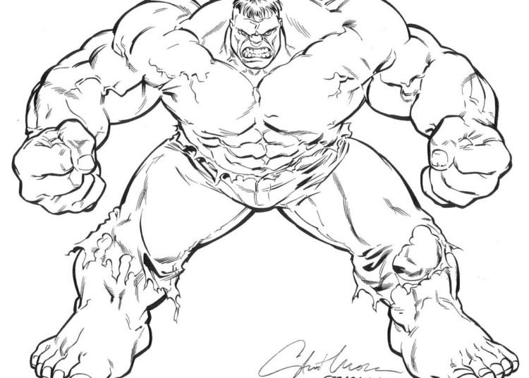 25 Best Hulk Coloring Pages For Kids - Visual Arts Ideas