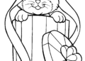 Kitten Coloring Pages For Children