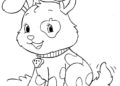 Kitten Coloring Pages Free Images