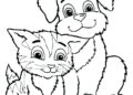Kitten Coloring Pages Images For Children