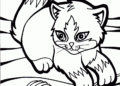 Kitten Coloring Pages Pictures For Children
