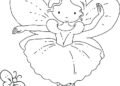 Little Fairy Coloring Pages Images