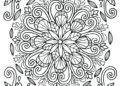 Mandala Coloring Pages Flower Free Images