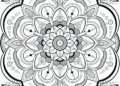 Mandala Coloring Pages Flower Pictures