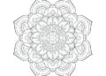Mandala Coloring Pages Free Pictures