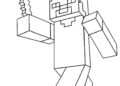 Minecraft Coloring Pages Easy