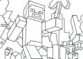 Minecraft Coloring Pages Image 2019