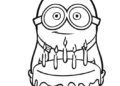 Minion Coloring Pages Birthday