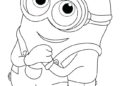Minion Coloring Pages For Children