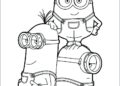 Minion Coloring Pages Image For Children