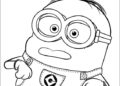 Minion Coloring Pages Image For Kid
