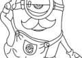 Minion Coloring Pages Images For Children
