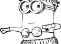 Minion Coloring Pages Images For Kids