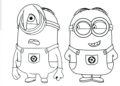 Minion Coloring Pages Picture For Children