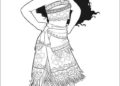 Moana Coloring Pages For Kids