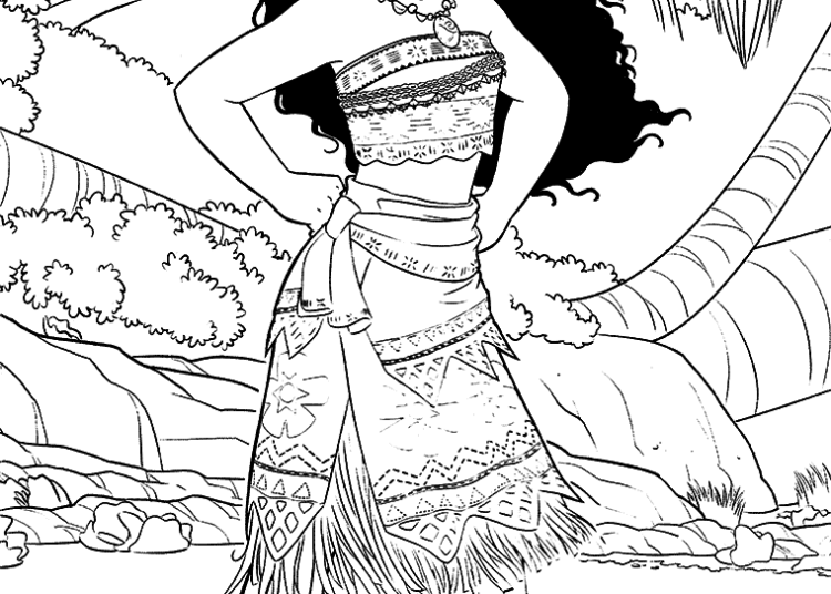 moana disney coloring pages