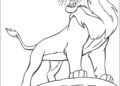 Mufasa Lion King Coloring Pages For Children