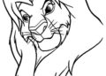 Mufasa Lion King Coloring Pages Head
