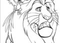 Mufasa Lion King Coloring Pages Images Free