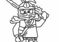 Ninjago Coloring Pages Kai For Children