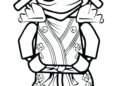 Ninjago Coloring Pages Kai Images For Kids