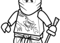 Ninjago Coloring Pages Kai Pictures