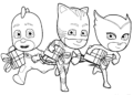 PJ Masks Coloring Pages Free Images