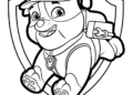 Paw Patrol Coloring Pages of Rubble