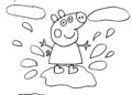 Peppa Pig Coloring Pages Simple