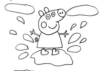 21 Peppa Pig Coloring Pages For Kids - Visual Arts Ideas