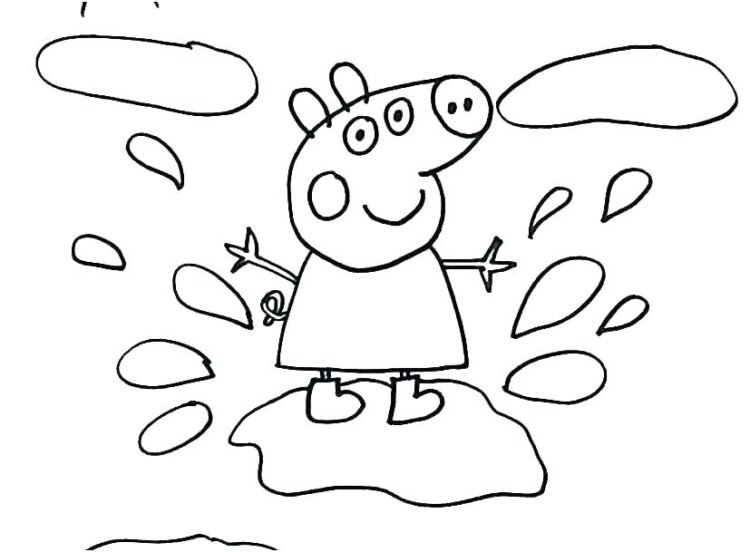 21 peppa pig coloring pages for kids visual arts ideas