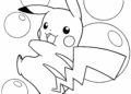 Pikachu Coloring Pages Image 2019