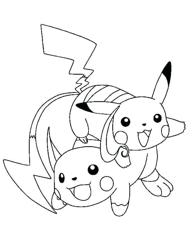 30 Best Pikachu Coloring Pages Visual Arts Ideas