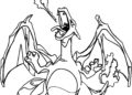 Pokemon Coloring Pages Charizard Images