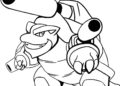 Pokemon Coloring Pages of Blastoise