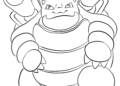 Pokemon Coloring Pages of Blastoise Images
