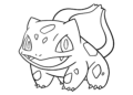 Pokemon Coloring Pages of Bulbasaur