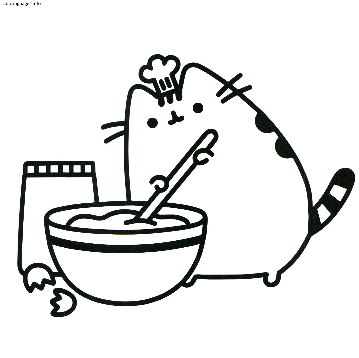 Download 27 Pusheen Coloring Pages For Kids - Visual Arts Ideas