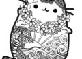 Pusheen Coloring Pages For Adult