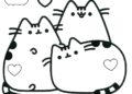 Pusheen Coloring Pages For Kids