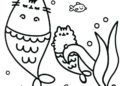 Pusheen Coloring Pages Free Images